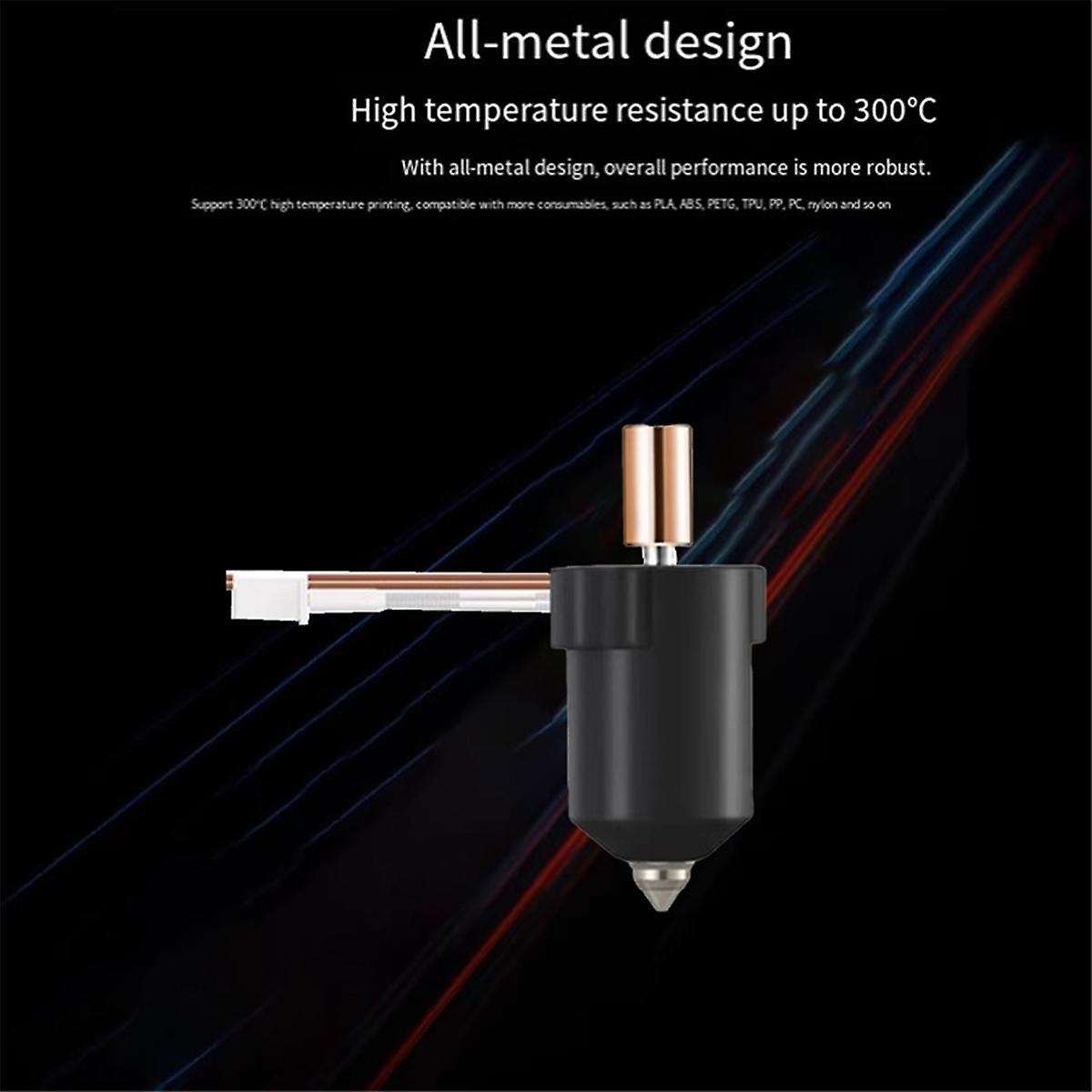 K1 Ceramic Heating Block Kit 300C High Tem Flow Printing Uniform Feeding 60W Heating for K1/K1 MAX