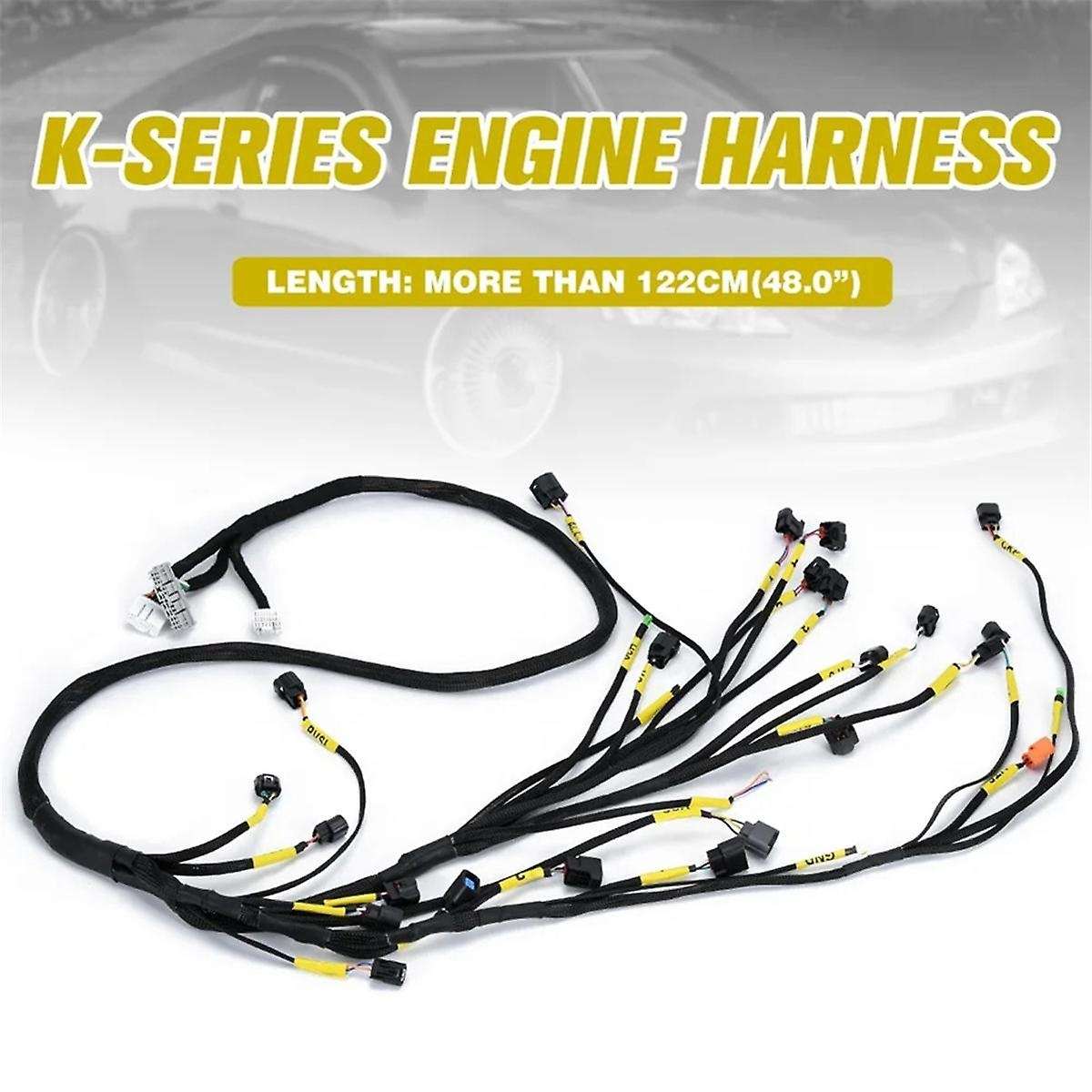 K20 K24 K-series Tucked Conversion Harness Engine Harness for K-swap Crx Ek Eg Ep3 01-05 Rsx