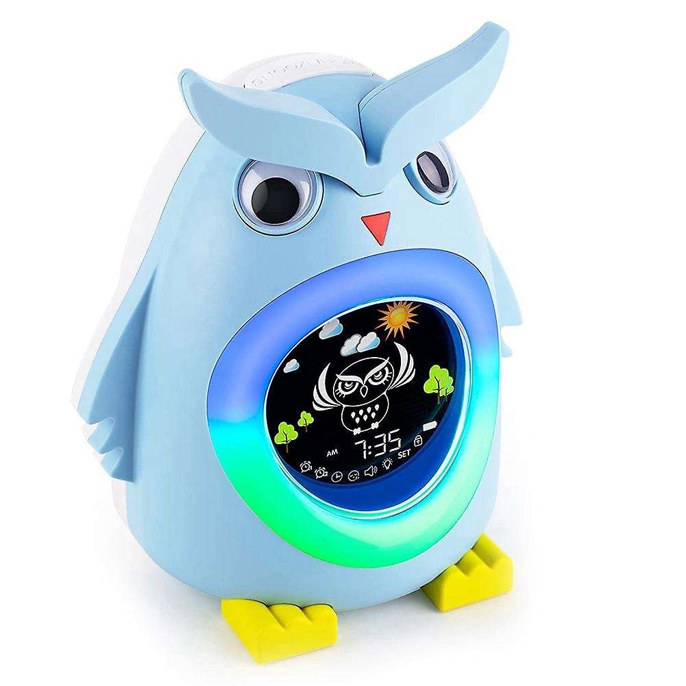 Kids Alarm Clock, Digital Dual Alarm Clock for Kids Boys Girls Bedroom, Children's Alarm Clock with