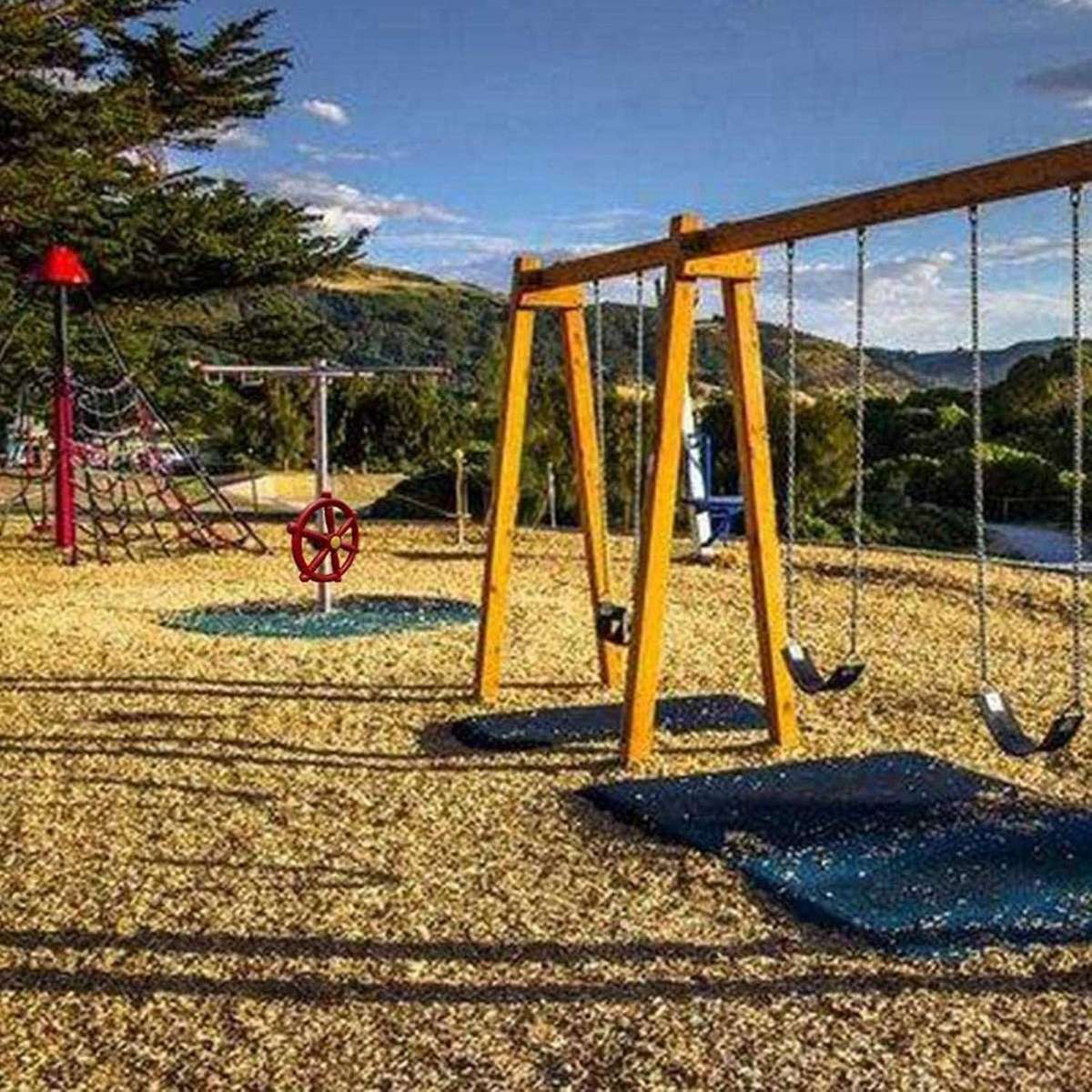 Kids Playground Steering Wheel, Swingset Steering Wheel Attachment, Pirate Ship Wheel for Jungle Gym