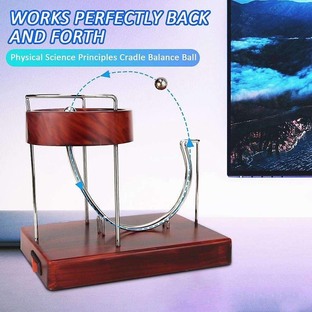 Kinetic Art Perpetual Movement Machine Kinetic Art Motion Inertial Metal Automatic Jumping Table Toy