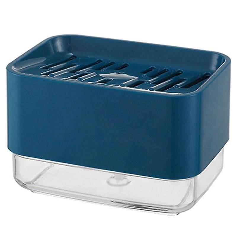 Kitchen Cleaning Soap Box with Sponge Soap Storage Box Kitchen Soap Dispenser Sponge Scrubber Holde