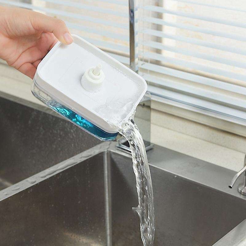 Kitchen Cleaning Soap Box with Sponge Soap Storage Box Kitchen Soap Dispenser Sponge Scrubber Holde