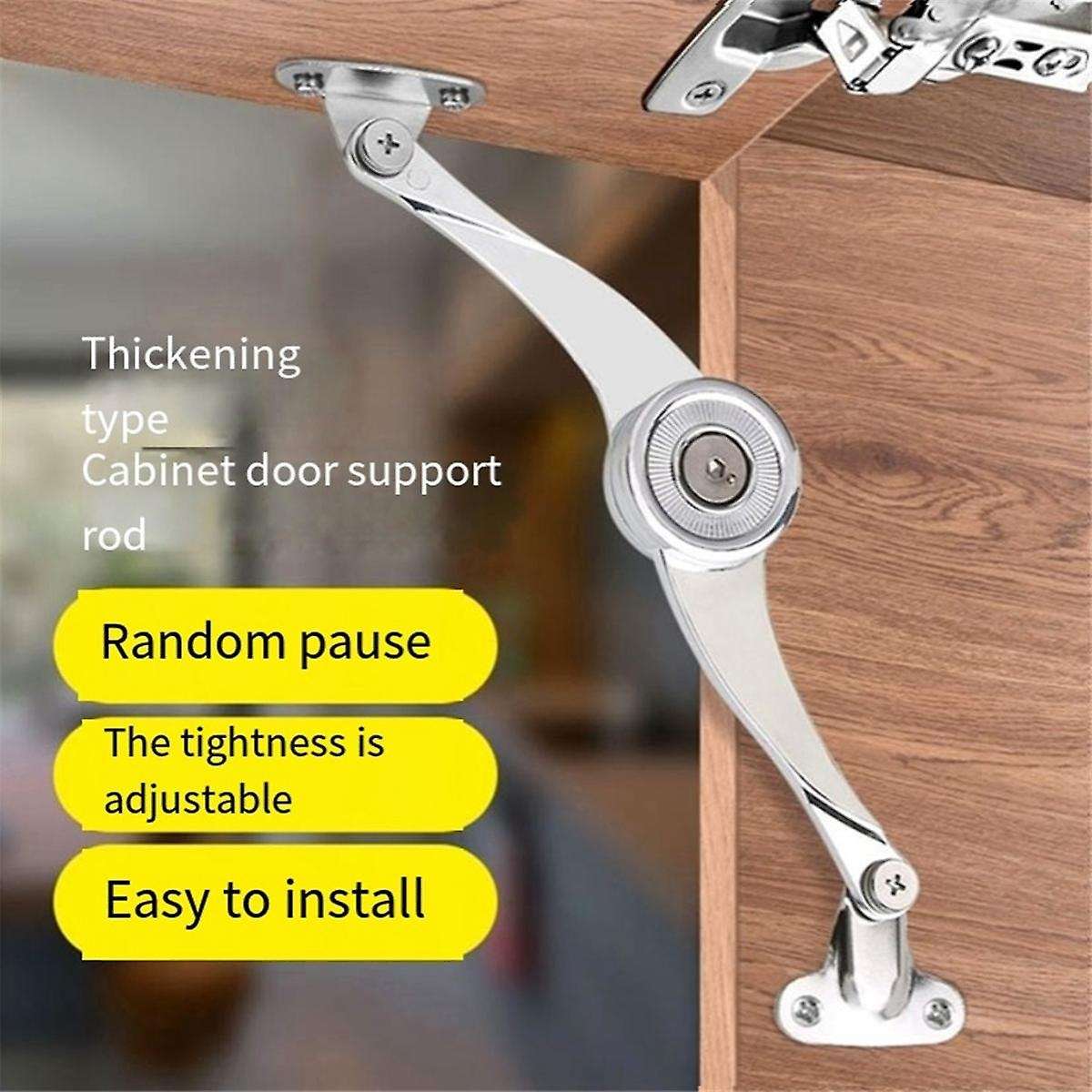 Kitchen Cabinet Door Adjustable Polished Hinges, Furniture Lift Flip Supports, Support Hardware A