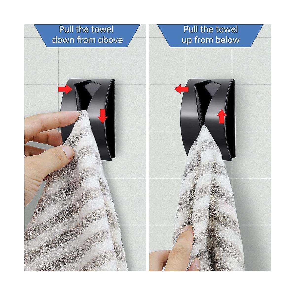 Kitchen Towel Rack, Stainless Steel Kitchen Dishcloth Hook, Non-drilled Hand Towel Hanger Towel Rac