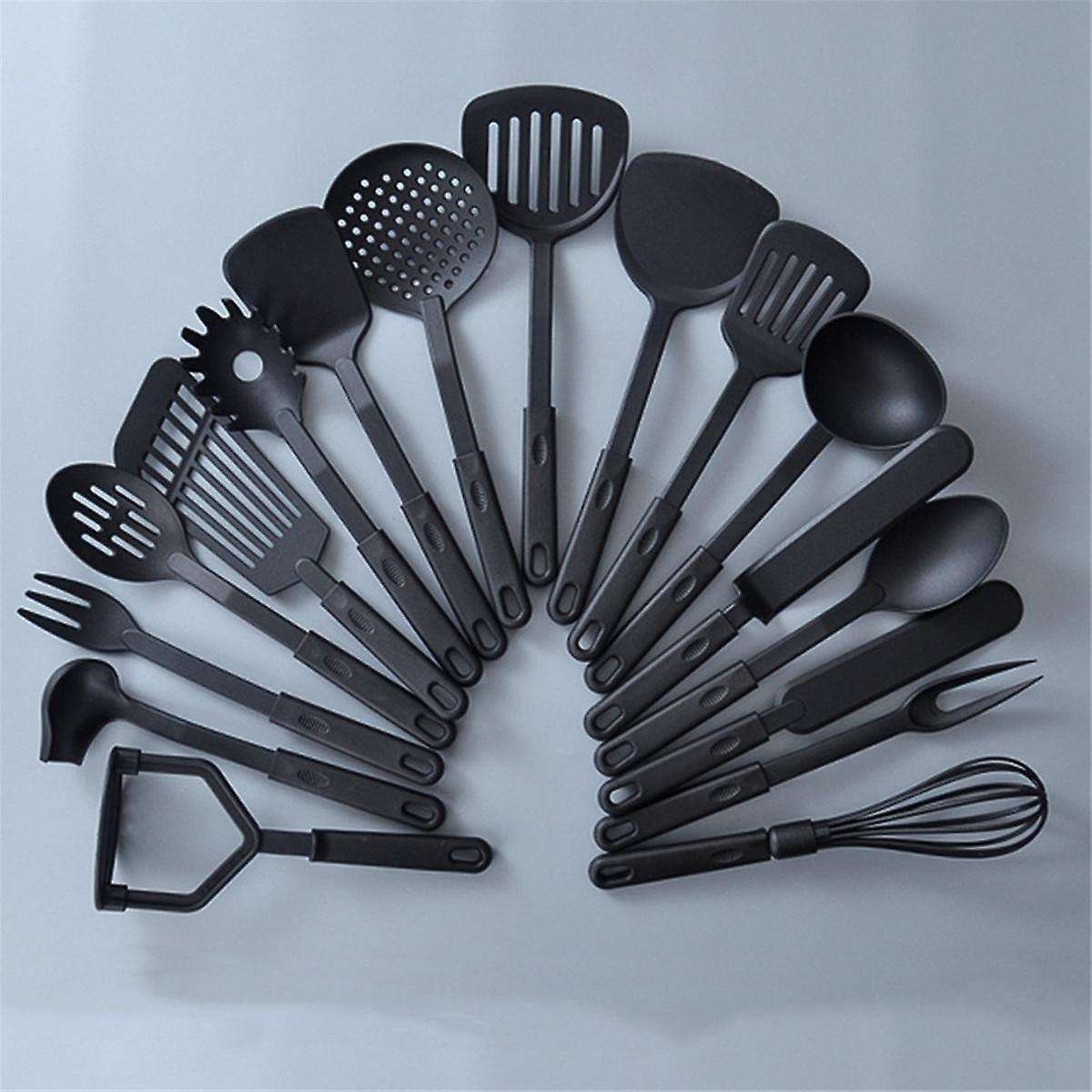 Kitchen Utensils Set of 17 Pcs, Nylon Non-Stick Cooking Utensils Set,Kitchen Gadgets Tools for Cook