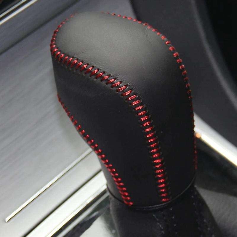 Leather Car Gear Shift Knob Cover Compatible Golf 6 7 MK6 MK7 DSG Tiguan