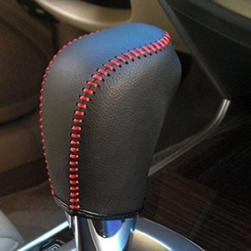 Leather Car Gear Shift Knob Cover Compatible Golf 6 7 MK6 MK7 DSG Tiguan