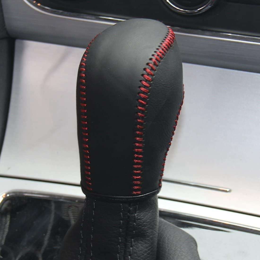 Leather Car Gear Shift Knob Cover Compatible Golf 6 7 MK6 MK7 DSG Tiguan