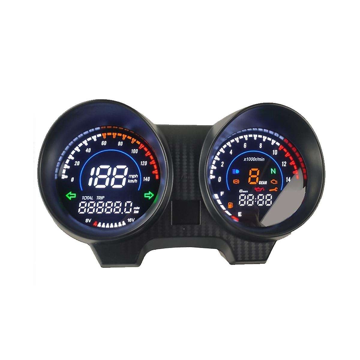 Led Digital Dashboard Motorcycle Rpm Meter Speedometer for Brazil 150 Cg150 Fan150 Motorcycle Access