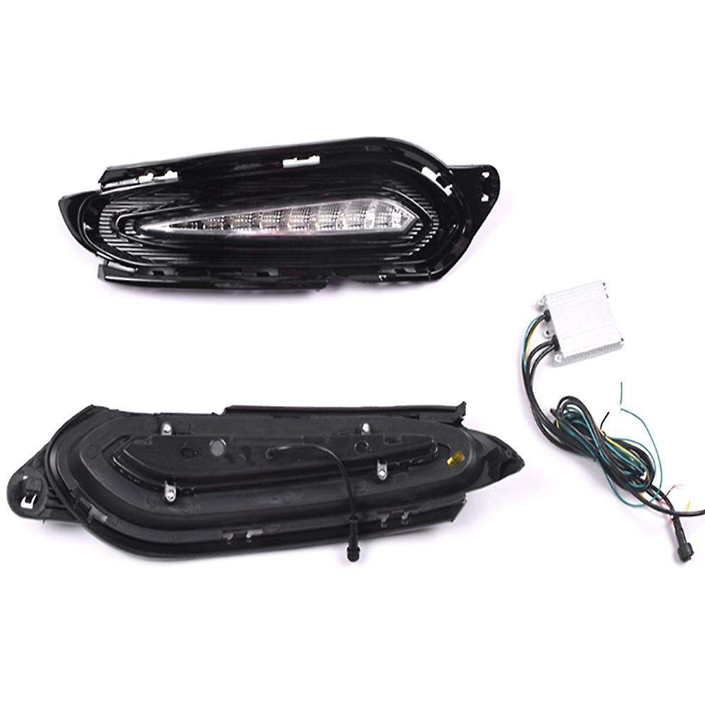 LED DRL Daylight Daytime Running Lights Front Fog Light Lamp for -V 2014-2017