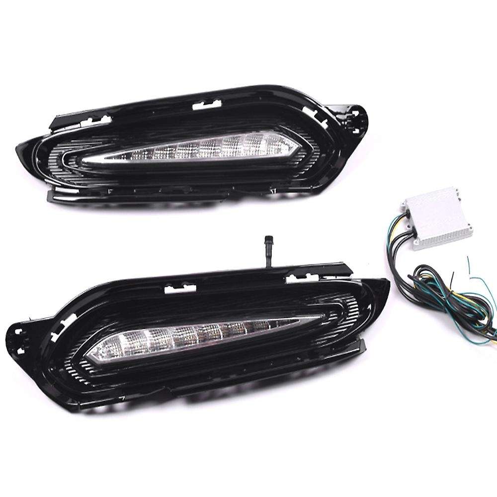 LED DRL Daylight Daytime Running Lights Front Fog Light Lamp for -V 2014-2017
