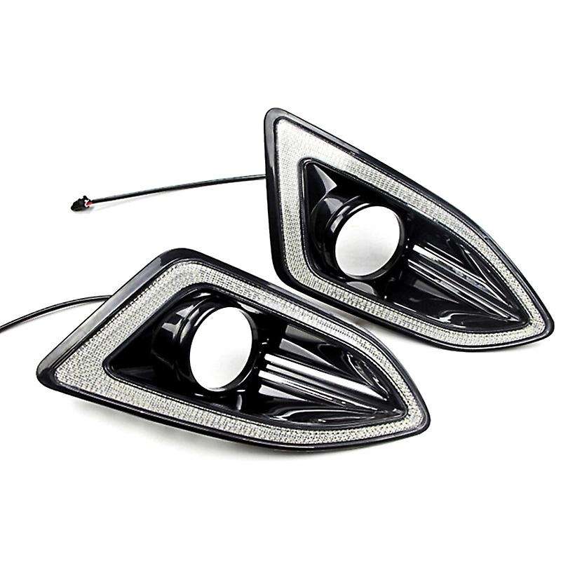 LED DRL Daytime Running Light Fog Lamp 12V Car Running Lights for Edge 2015-2017