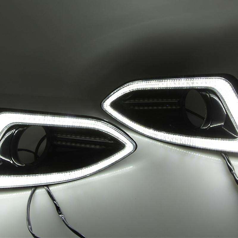 LED DRL Daytime Running Light Fog Lamp 12V Car Running Lights for Edge 2015-2017