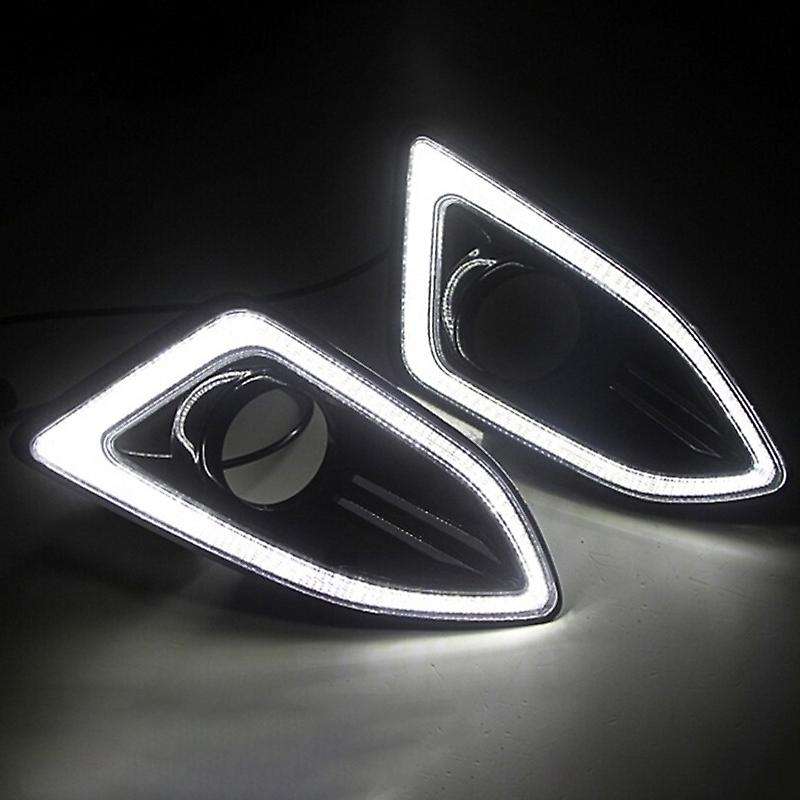 LED DRL Daytime Running Light Fog Lamp 12V Car Running Lights for Edge 2015-2017
