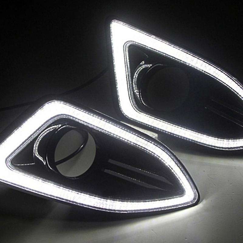LED DRL Daytime Running Light Fog Lamp 12V Car Running Lights for Edge 2015-2017