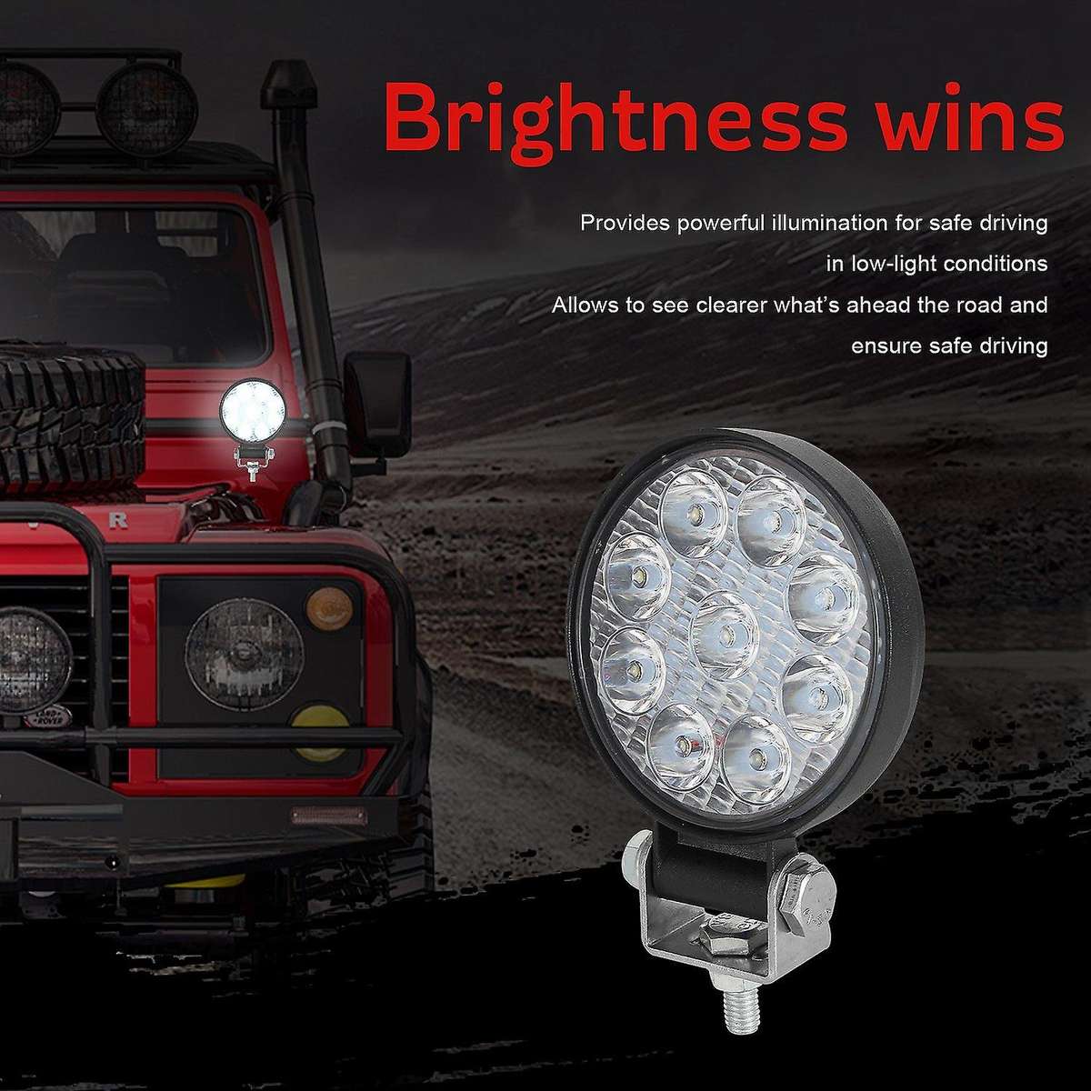 LED Light 3 Inch 160W Work Light Offroad Light Led Fog Light Truck Light Driving Light Boat Lighting