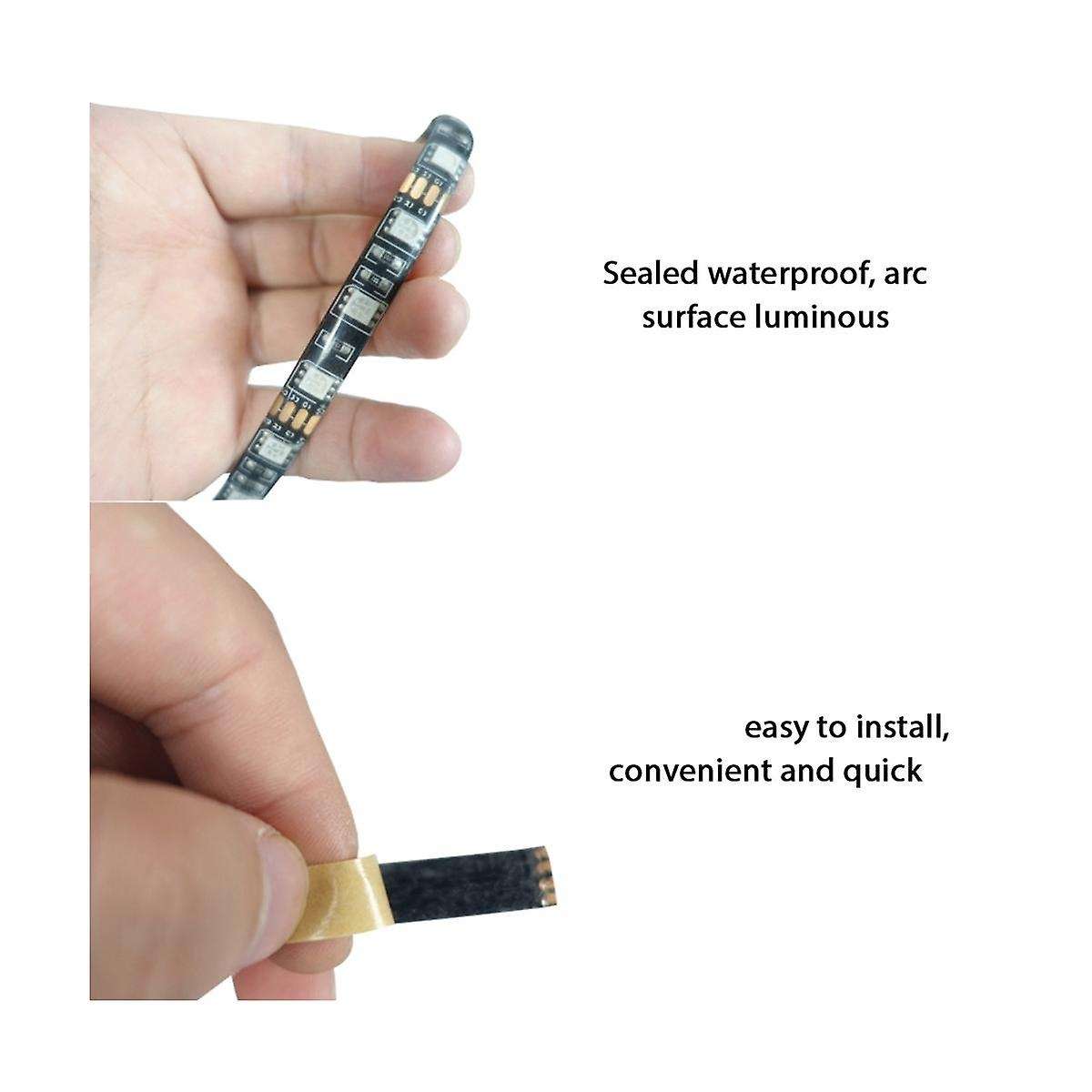 Led Light Strip Flashlight Bar Lamp for M365 Pro 1S Electric Scooter Skateboard Night Chassis Light