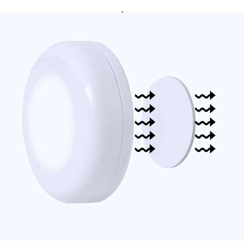 LED Puck Light Wireless Remote Control Dimmable Battery Operated Contact Sensor Night Lamp for Room