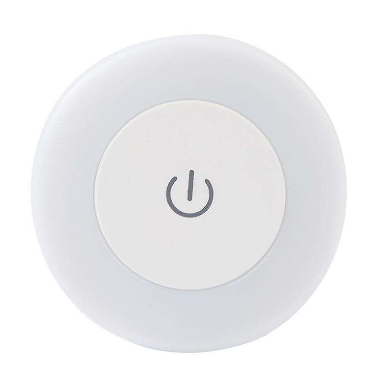 Led Touch Sensor Night Lights 3 Modes Magnetic Base Wall Light Usb Rechargeable Round Portable Dimm