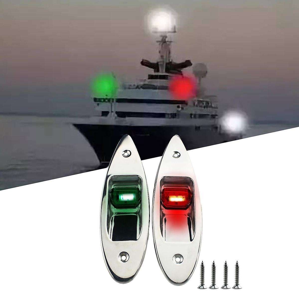 Led Two-color Signal Lights Marine Universal Navigation Lights Navigation Lights Boat Supplies