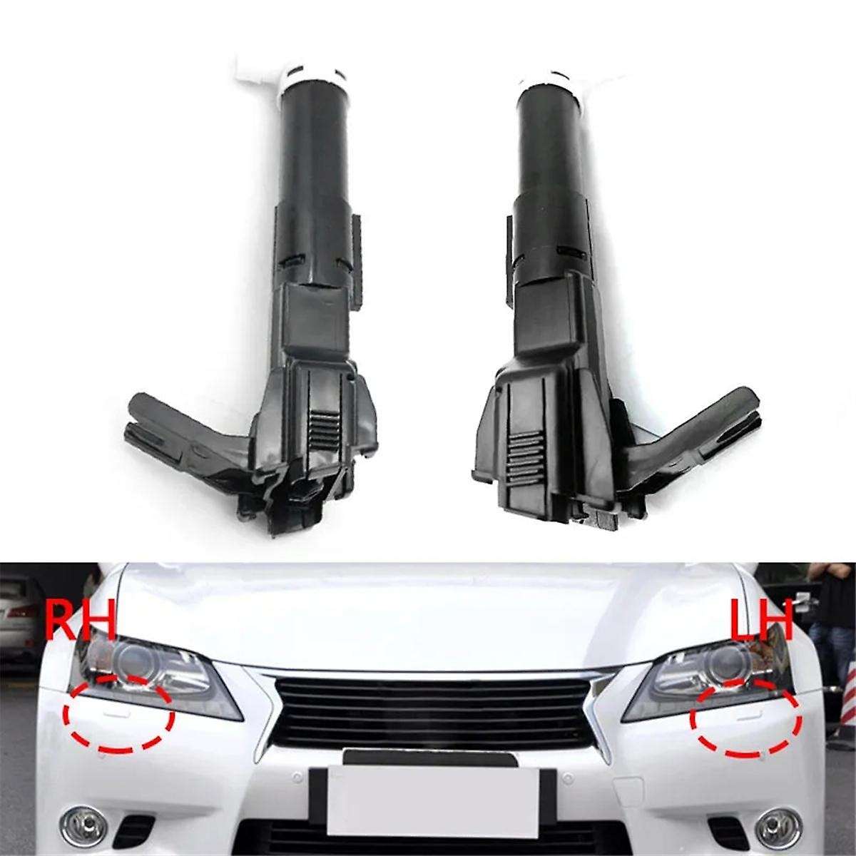 Left Car Headlight Washer Spray Nozzle Jet Pump Headlamp Water Actuator for GS250 350 450H 2012-2013