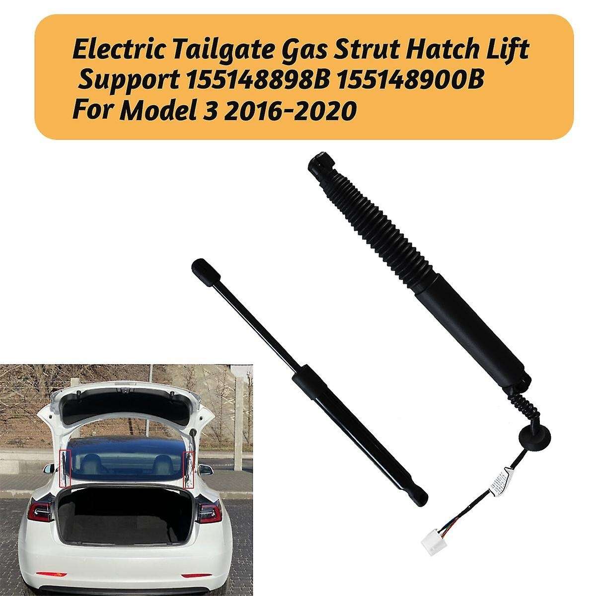 Left Electric Gas Strut & Right Hatch Lift Support 155148898b 155148900b for 16-20 Back Actuator