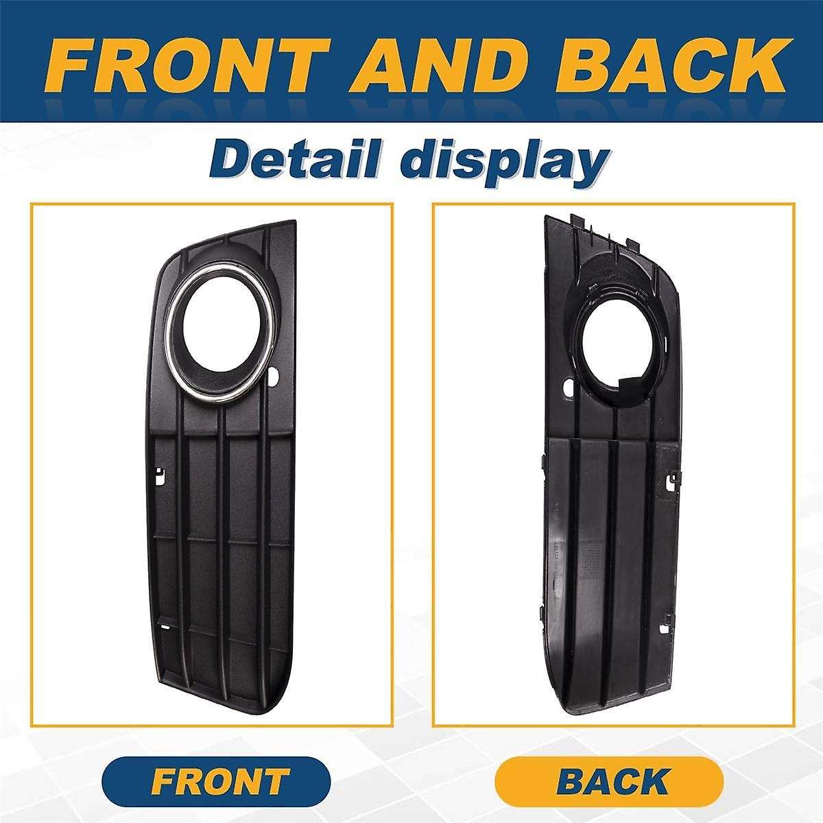 Left Fog Light Frame Lamp Trim Grill Cover Under Front Bumper for A4 B8 A4l 2009-2012 8kd807681