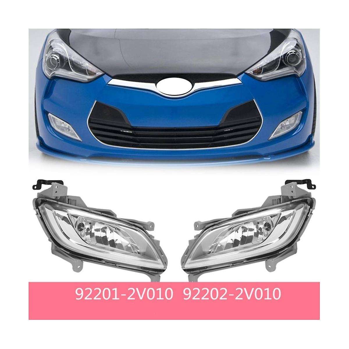 Left Front Bumper Fog Light Daytime Running Lights for 2011-2017 922012v010 922022v010