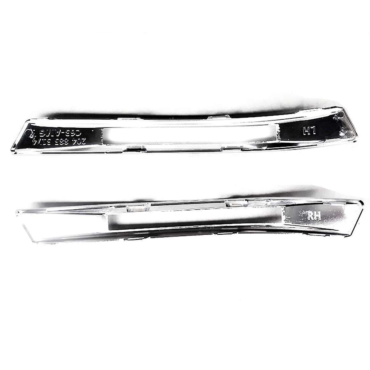 Left Front Bumper Fog Light Trim Frame Cap Chrome Running Light Cover for - C-Class W204 C63 2048853