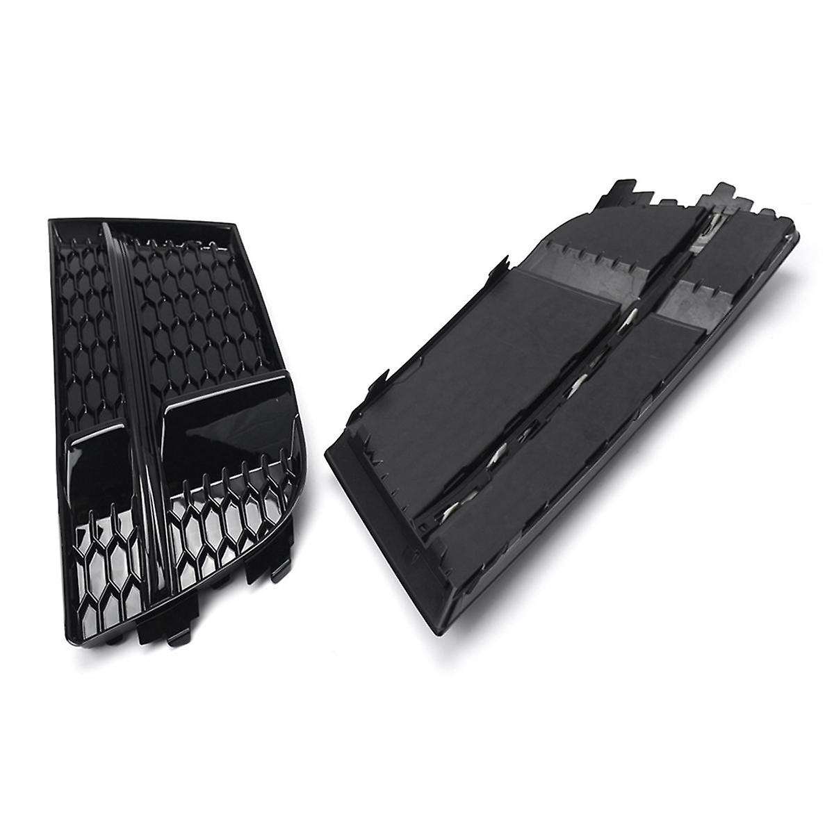 Left Front Bumper Lower Grille Cover Honeycomb Bezel 8v3807681ab for A3 S3 M 2017-2019 Fog Light Hon