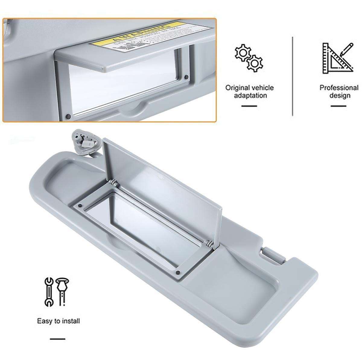 Left Passenger Side Sun Visors for 2006-2011 Visor Assembly 83230--A01ZB