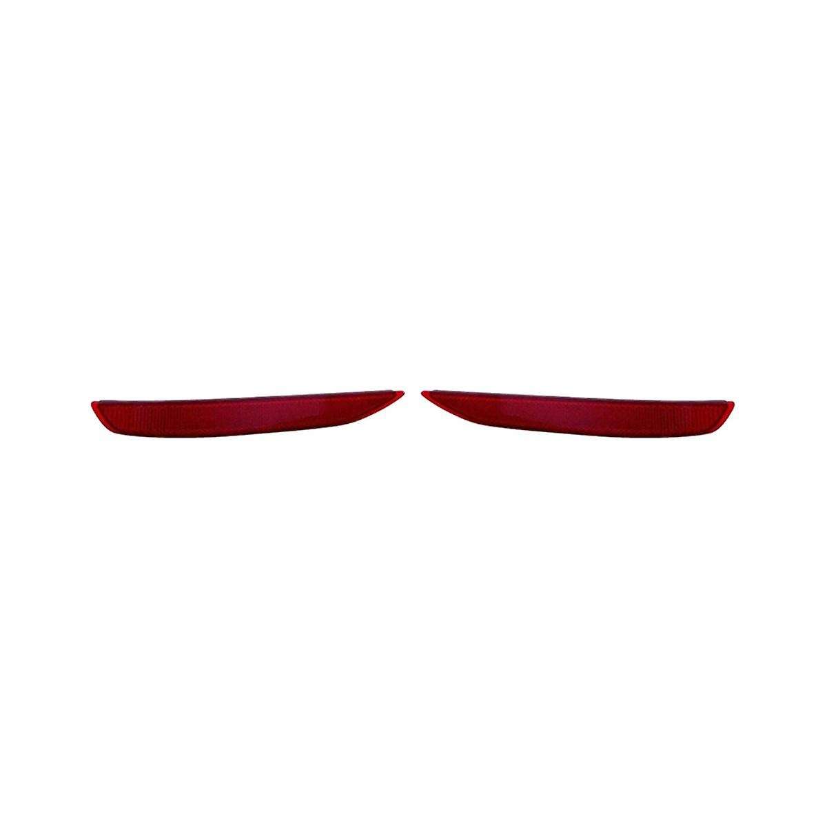 Left Rear Bumper Reflector Light Red Lens for 2018 2019 2020 Taillight Brake Lamp Parking Reflector