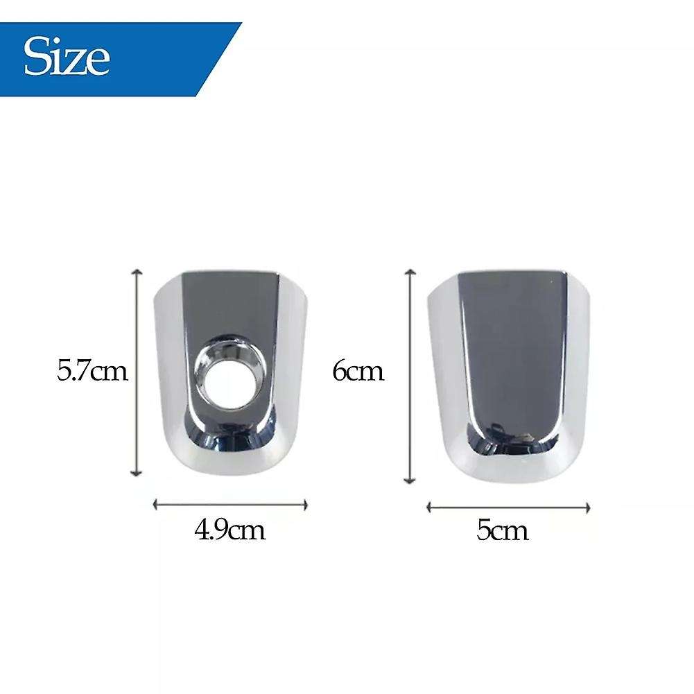 Left Right Door Outer Handle Chrome Cap Cover for Sport Montero 2008-2015 L200 Triton 2005-2015