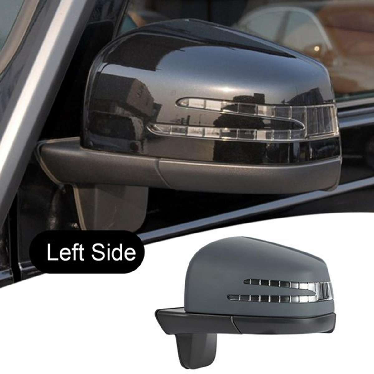 Left Side Door Rear View Power Mirror Assembly Paintable for 1992-2017 W463 G Class G500 G550 G63 G