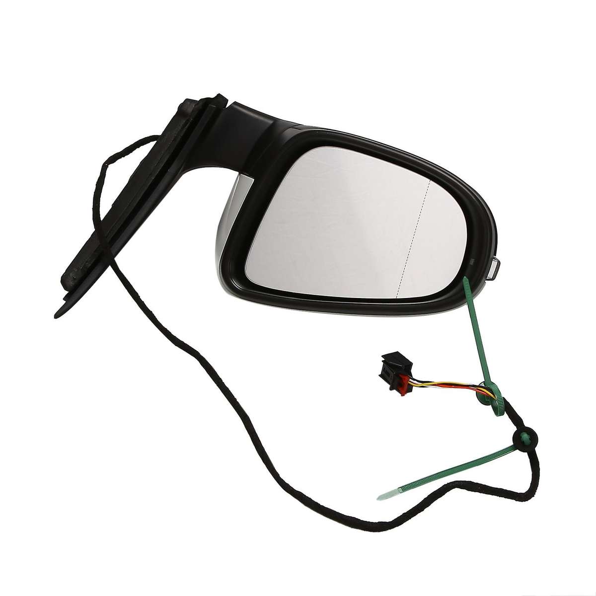 Left Side Door Rear View Mirror Assembly LH 6 Lines for Golf MK6 2009-2012 with Electric Adjustment