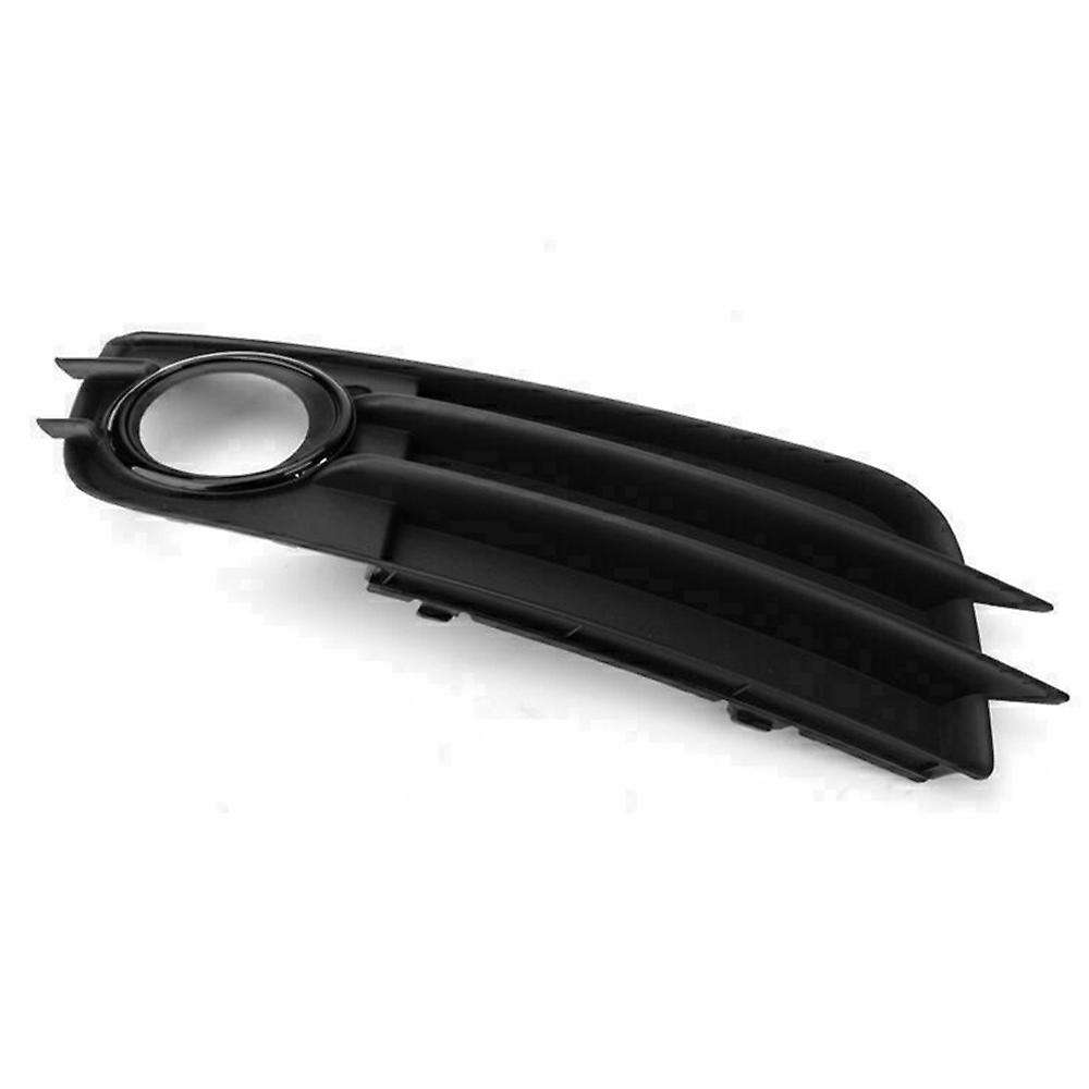 Left Side Matte Black Fog Light Grill Bumper for- A4 B8 S4 2008-2012 8K0807681C