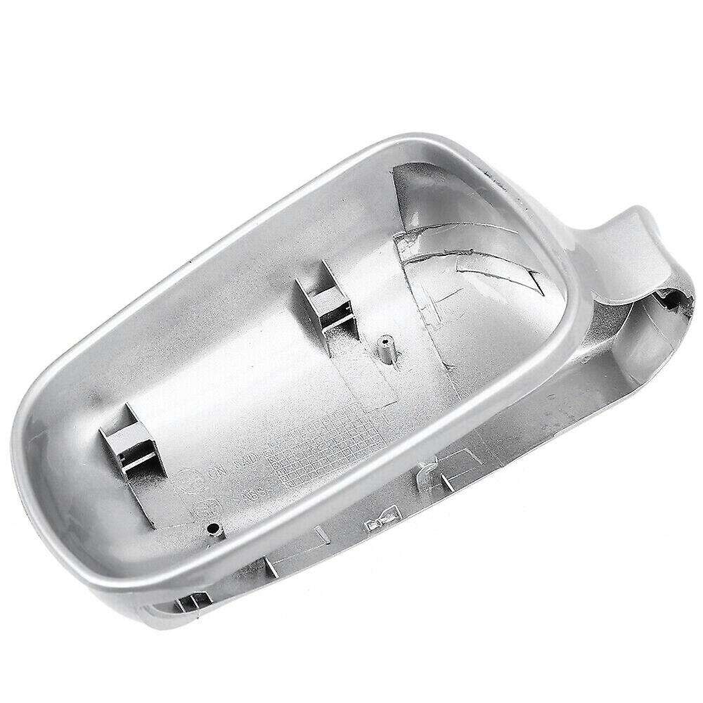 Left Side Rear View Mirror Cover Plastic Silver Weatherproof for Golf MK4 1999-2005 3B0857537B