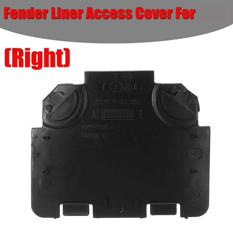 Left/Right Car Front for Liner Access Cover Trim for  E82 E88 E90 E91 135I 325I 51717143849 51717143