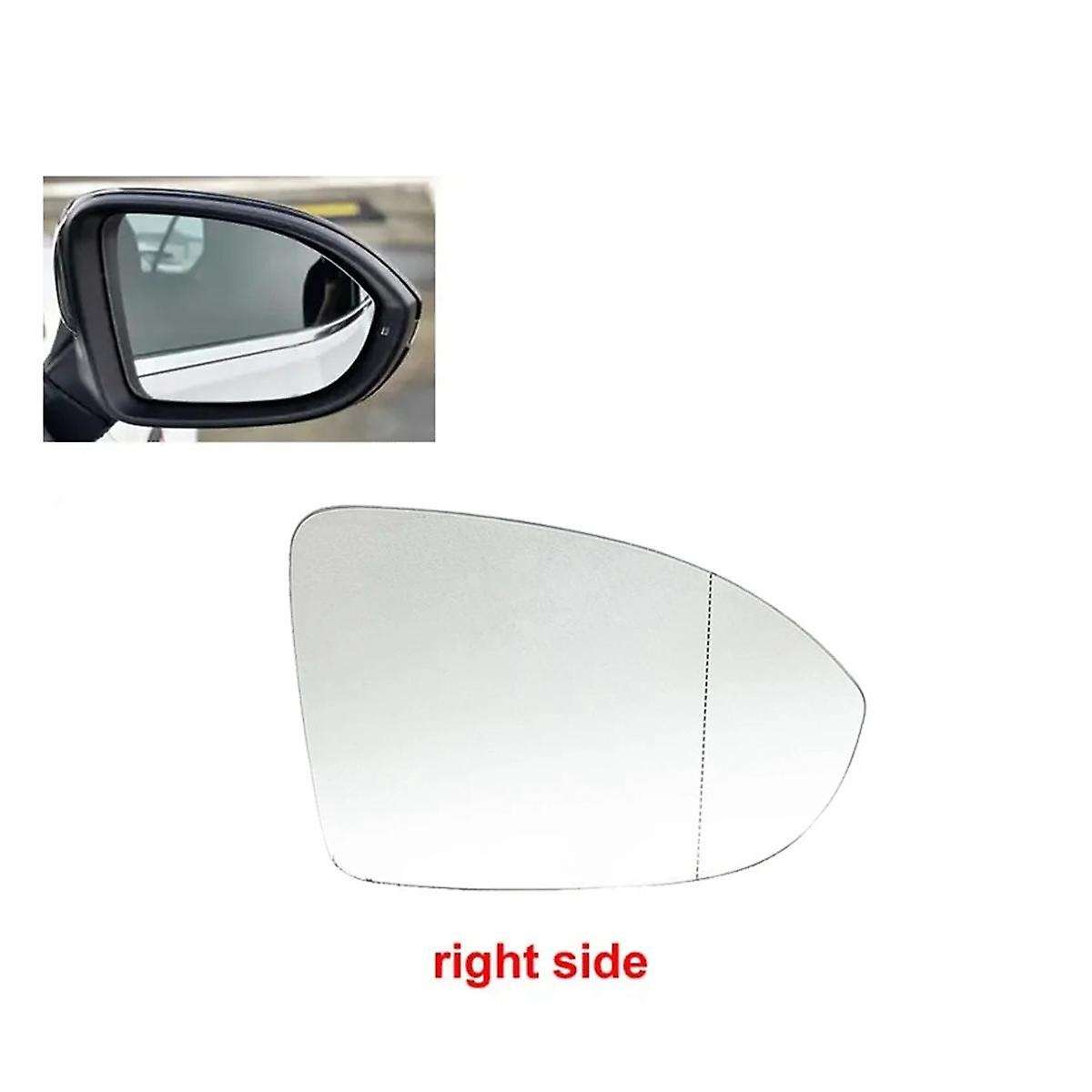 Left+Right Rear View Mirror Glass Side Door Wing Heated Blind Spot Wing Mirror Lens Golf Mk8 2020-2