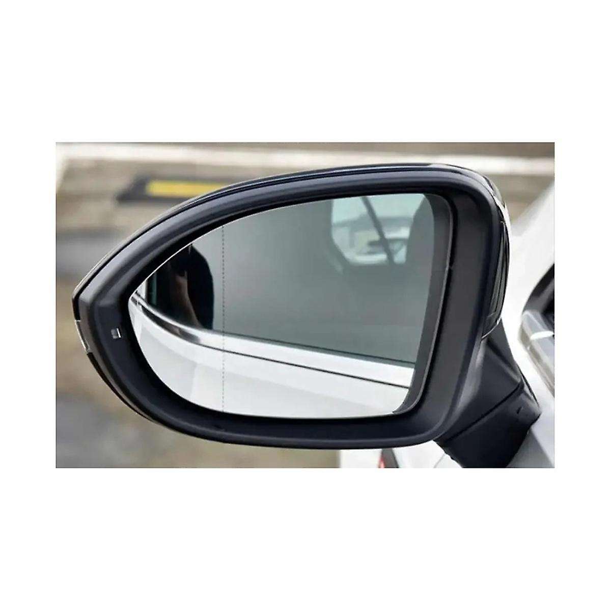 Left+Right Rear View Mirror Glass Side Door Wing Heated Blind Spot Wing Mirror Lens for Golf Mk8 202