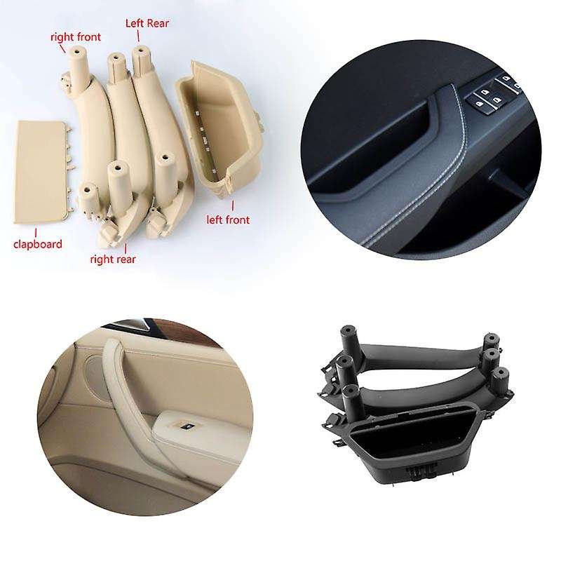 LHD Car Interior Door Handle Door Panel Pull Connector Accessories for - F25 F26 X3 X4 2011-2017 Bla