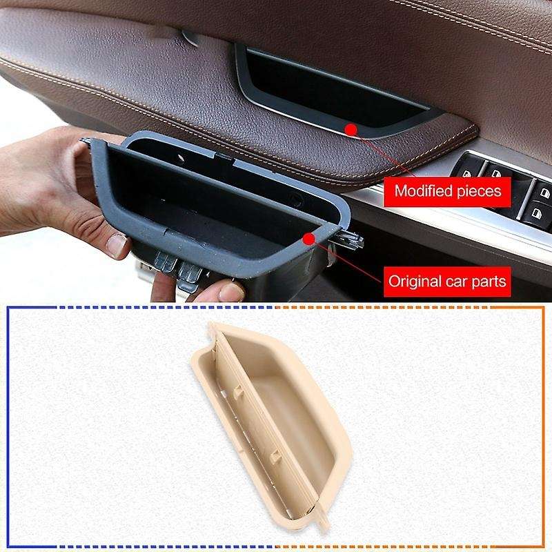 LHD Car Interior Door Handle Door Panel Pull Connector Accessories for - F25 F26 X3 X4 2011-2017 Bla