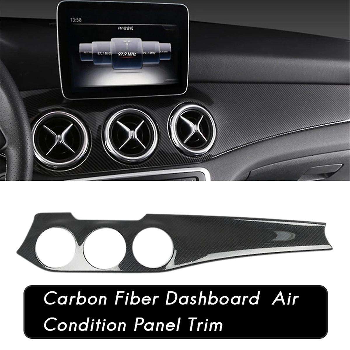 LHD Dashboard Central AC Outlet Panel Trim Strip Cover for W176 CLA C117 GLA X156 2013-2018, B
