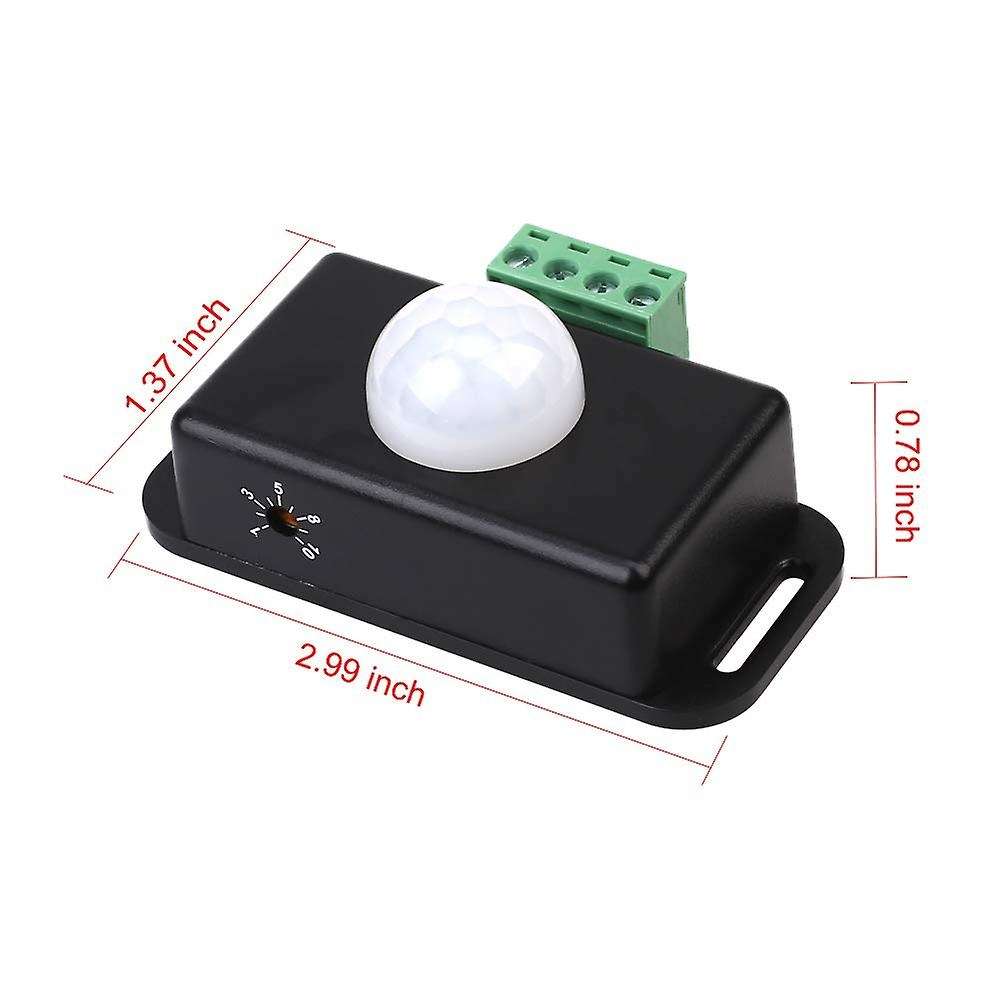 Light Strip Motion Sensor Switch, DC12V - 24V, Infrared Motion Sensor, Motion Detector Switch for Ki