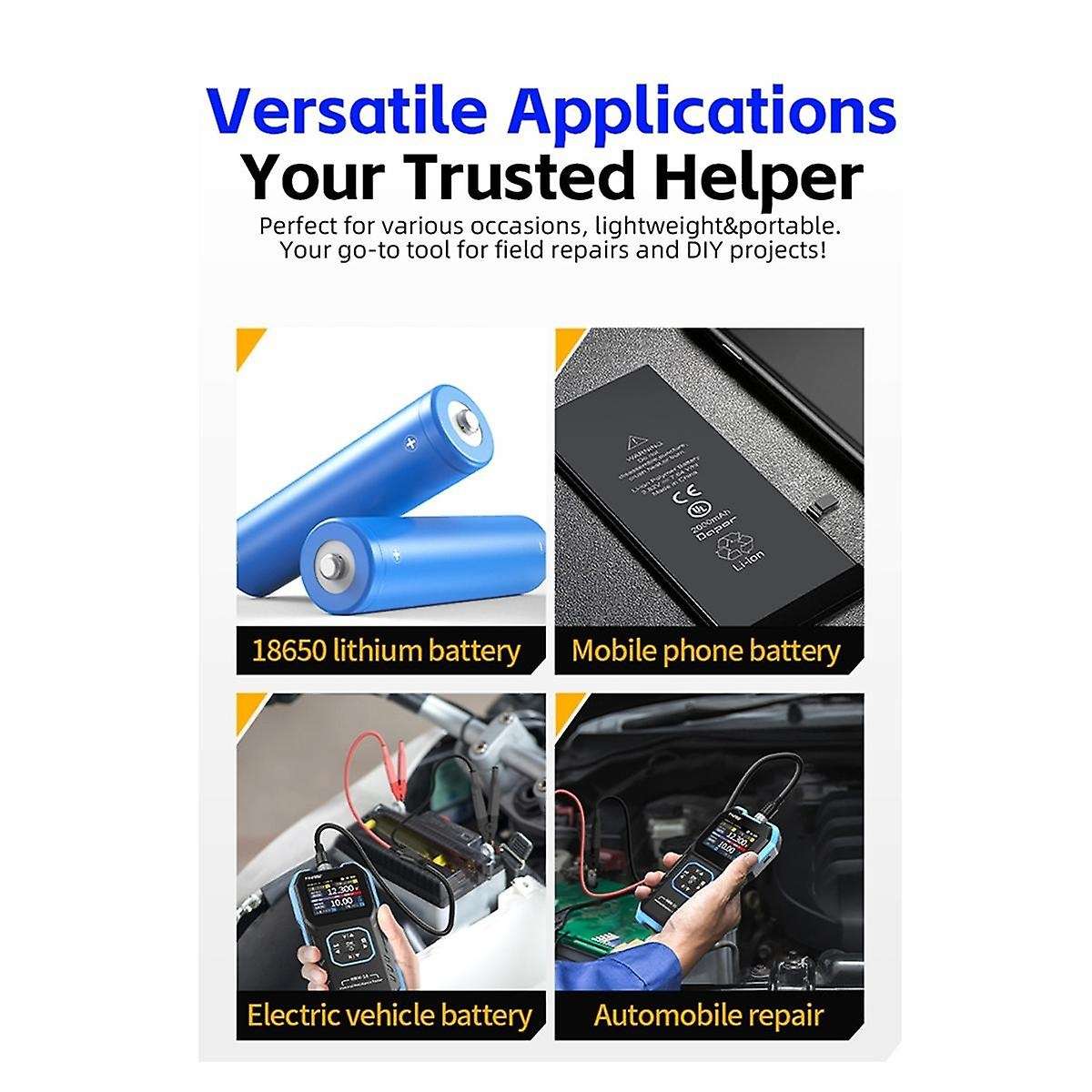 Lithium Battery Internal Resistance Tester Precision Voltage Resistance Tester 18650 Battery Interna