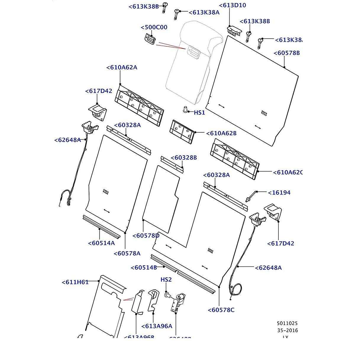 LR083126 Car Rear Armrest Clip Handle Latch Buckle Clip Latch for Range Sport L405 L494