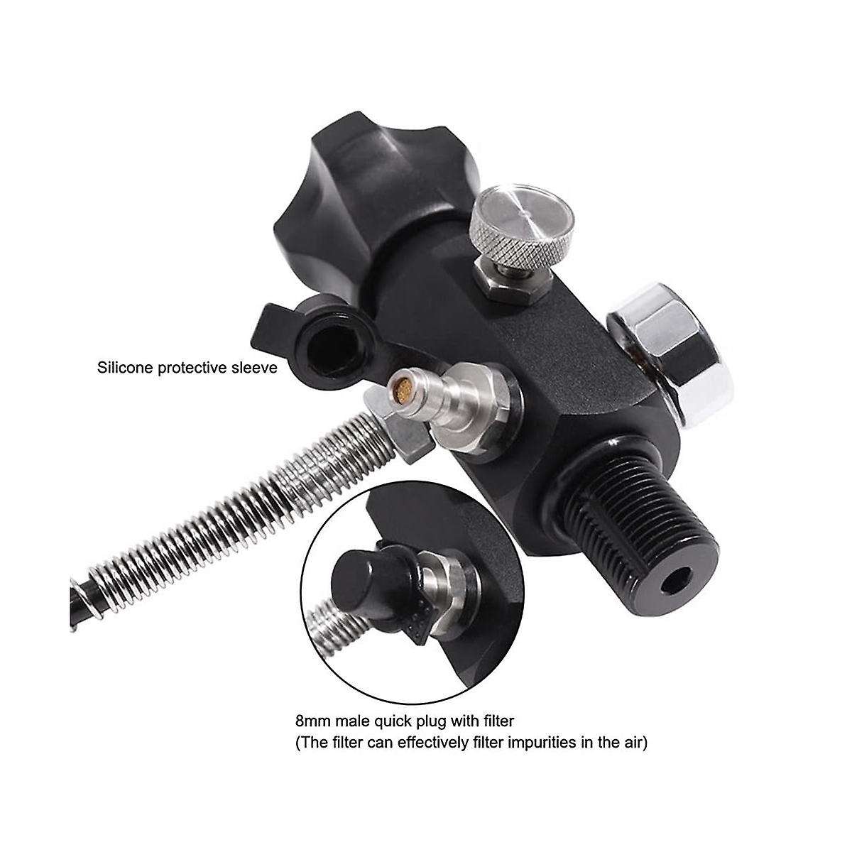 M18x1.5 Din Valve Scuba Adapter,scuba Tank Valve 4500psi Working Pressure with Hose for Air Tank, ,