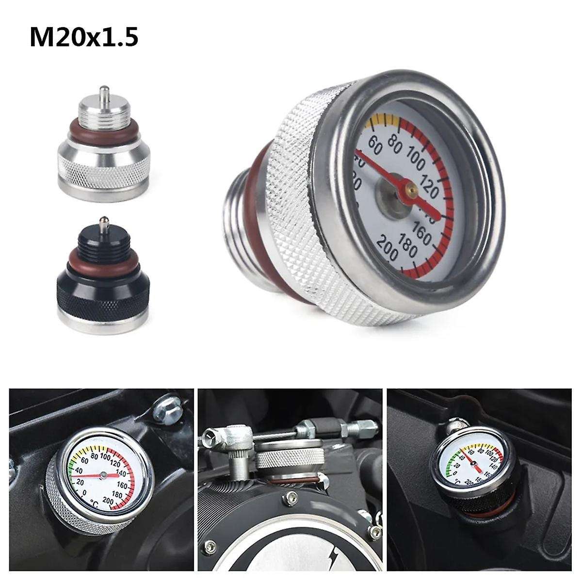 M20X1.5 Motorbike Oil Gauge Oil Temperature Gauge Engine Temperature Gauge Accessories for TR300 for