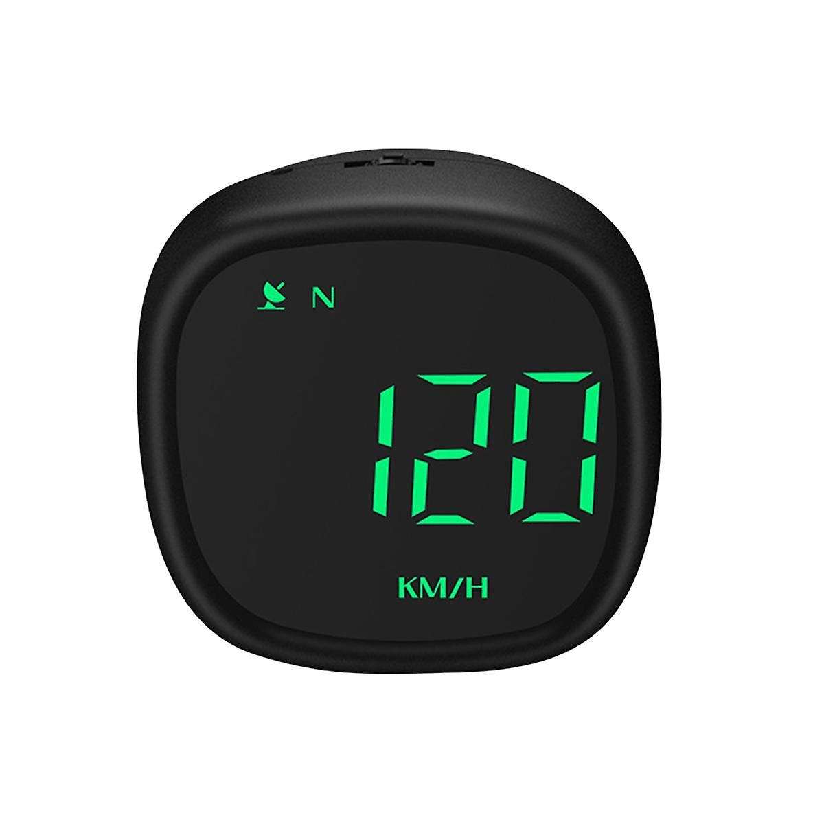 M30 Universal Hud Gps Speedometer Car Clock Electronic Compass Green Light Fatigue Driving Reminder